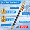 RV Winterizing Kit Sprinkler Blowout Adapter with Shut Off Valve-12