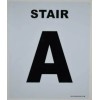 BUILDINGSIGNS.COM Stair A Sign (White, Rust Free , 10X12)-Grand Canyon