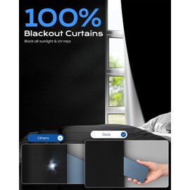 G-WACK - Cortinas opacas portátiles sin taladro para ventanas de interiores con broches magnéticos, persianas enrollables 100% opacas y persianas, cubierta de ventana negra con aislamiento térmico