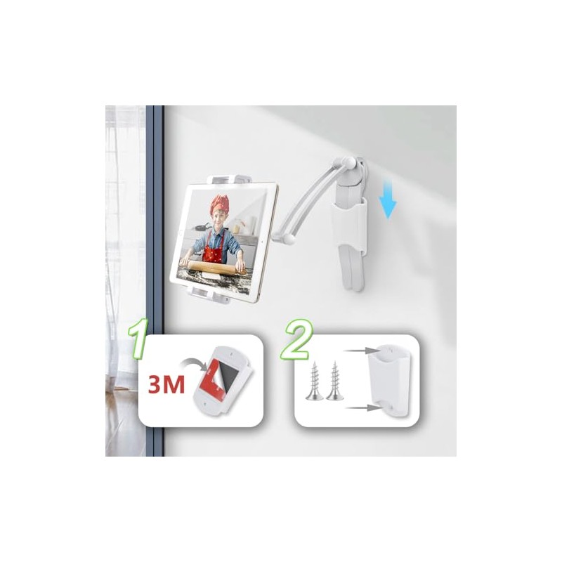 AYADA Dedicated Wall Mount Bracket for Tablet Stand (Black)