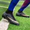 Wugehu Men's Football Boots Cleats Professional High Top Breathable Training