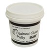 Glass Pro Stained Glass Lead Cement Putty Black 1/2 PINT