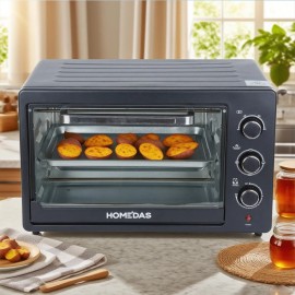 HOMEDAS 0.9 cubic-ft Microwave Compact One-Touch Settings cu ft 900W Oven NEW