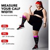 Cheeroyal 1 Pair Plus Size Compression Socks for Women and