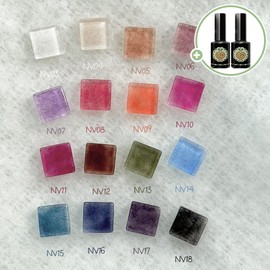 Nekozel Nekogel Hug Me Velvet Glitter Gel 16-piece set / 네코젤 허그미 벨벳 글리터젤 16종 세트