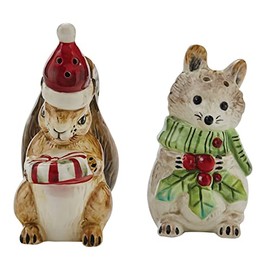 Park Designs Farmhouse Snowman Salt and Pepper Set