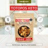 Totopos Keto Botana de Almendra 40 Piezas (Naturales) 125 gramos