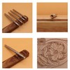 Singring Leather Stamping Tool Beveling Set 3Pcs Smooth Beveler Stamps