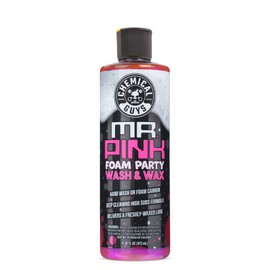 Chemical Guys CWS22116 Mr. Pink Foam Party Wash & Wax (Works with Foam Cannons, Foam Guns or Bucket Washes) Safe for Cars, Trucks, SUVS, Motorcycles, RVs & More, (16 fl oz) Tangerine Scent