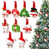 Hoteam 18 Pcs Christmas Tooth Ornaments for Tree Xmas Gifts