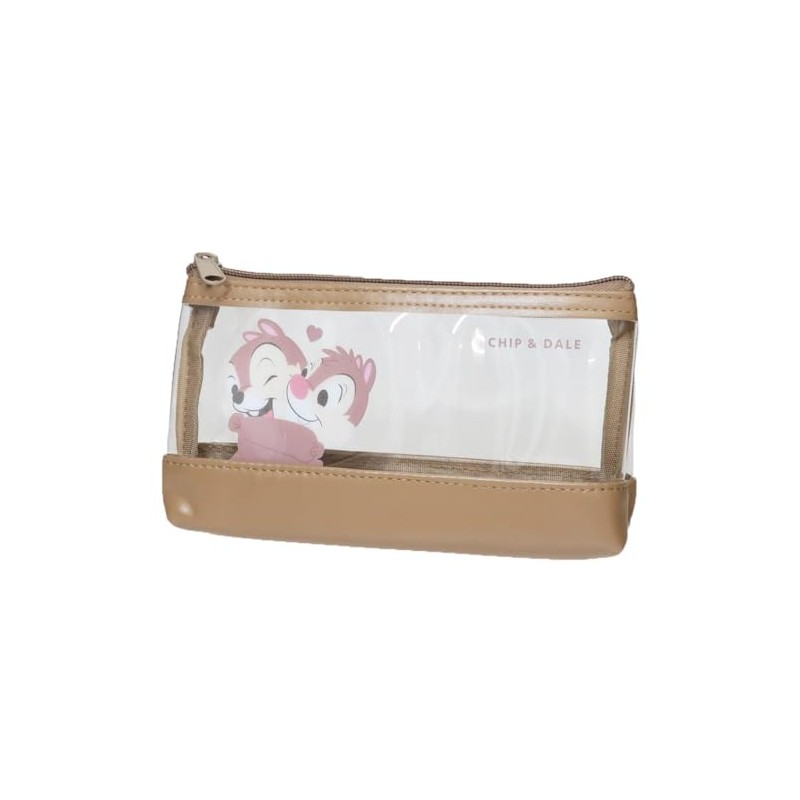 Chip & Dale Synthetic Leather Clear Pen Pouch