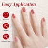 Jelly Nail Polish Set Dark Red Nail Polish Quick Air