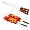 Voniel 23.6 Inch Skewers for Kabobs 0.62 Inch Wide Kabob