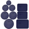 Pyrex Bundle - 9 Items: (1) 7402-PC, (2) 7201-PC, (2)