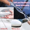 QIOON 8 Pcs Car Door Handle Protectors - Transparent Waterproof
