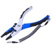 Aluminum Die Casting Fishing Cutting Pliers Non-slip Fishing Clamp Rubber