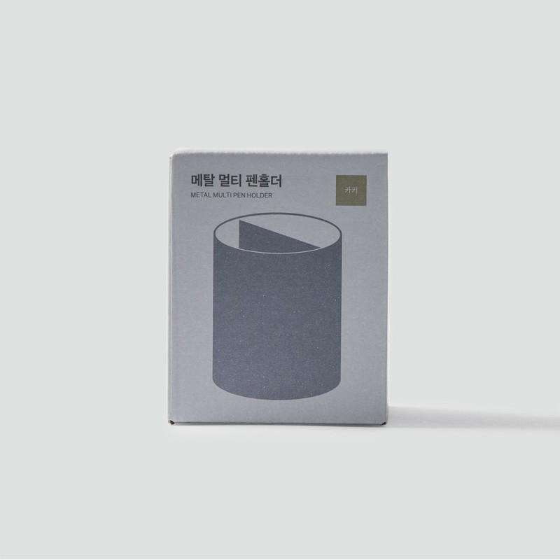 JAJU [JAJU] Metal Multi Pen Holder_Khaki