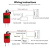 LCD Intelligent Digital Air Transmitter Air Pressure Sensor DC 24V
