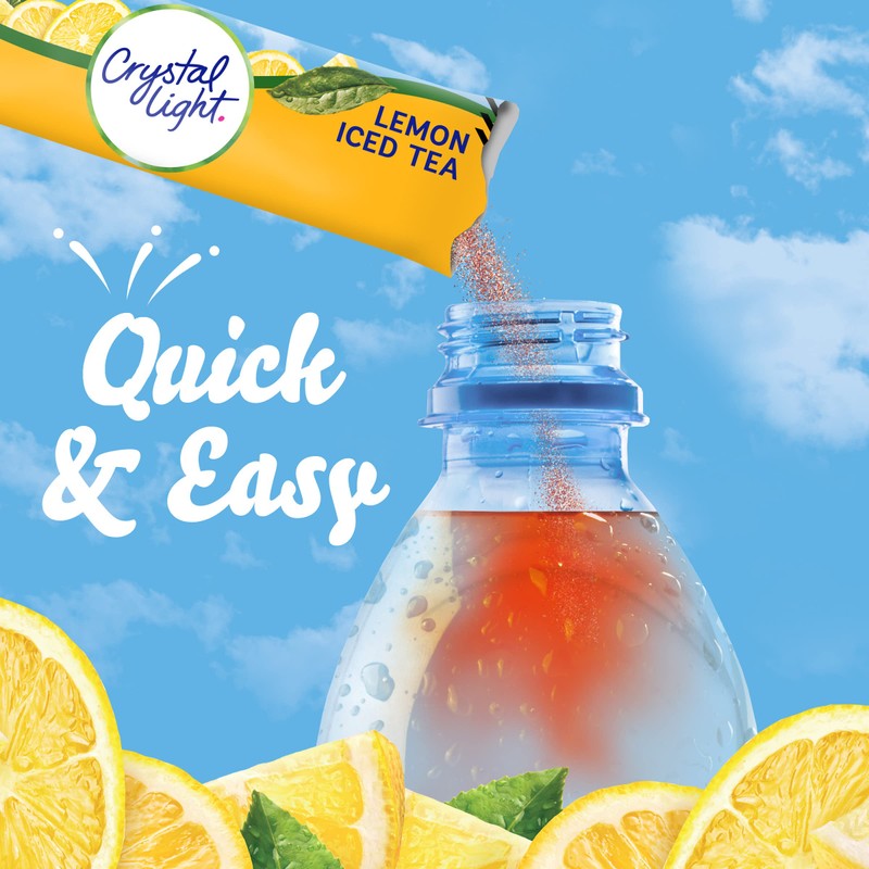 Crystal Light Lemon Iced Tea Naturally Flavored with other natural