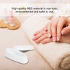 Cimenn Nail Dipping Powder Tray, Portable White Manicure Mould Nail