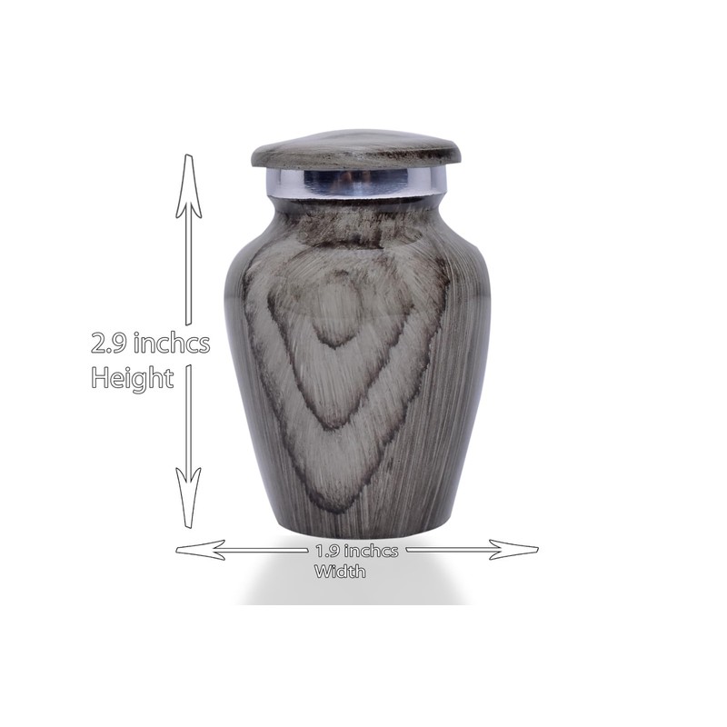 BOLD & DIVINE Wooden Textured Theme Keepsake Urn | Human