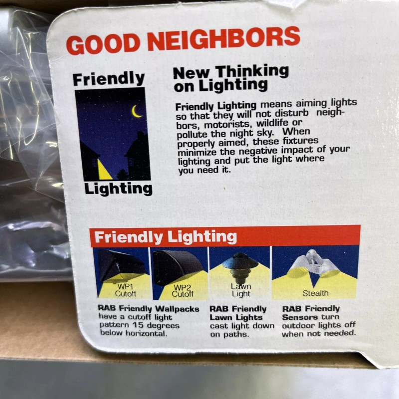 RAB Lighting WP1CORKW White WP1 Wall Pack Cutoff Retrofit Kit