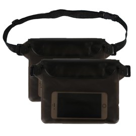 Waterproof Pouch with Belt for Swimming and Beach Activities Travel Floating Waterproof Bag Ideal for Kayaking Boating Pool Accessories and Surfing Waist Bag for Outdoor Use (2 Pcs)