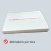 Mailcoms Universal Double Sheet White Labels - Extra Long, 175