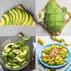 2 Pcs Avocado Cutter Slicer 3 in 1 Avocado Tool