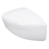 Side Mirror Cover Exterior Rearview Mirror Cover Cap Unpainted White