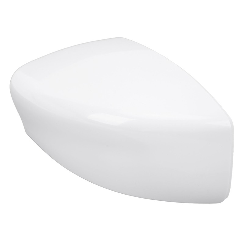 Side Mirror Cover Exterior Rearview Mirror Cover Cap Unpainted White