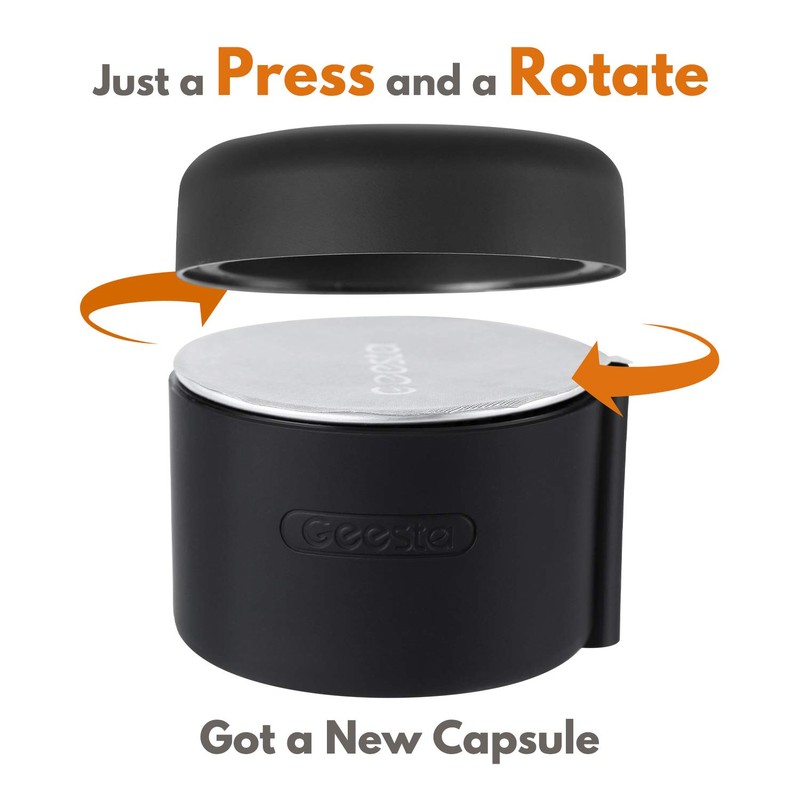 Easy-Seal Coffee Capsule Refill Kit for Nespresso Vertuoline with a