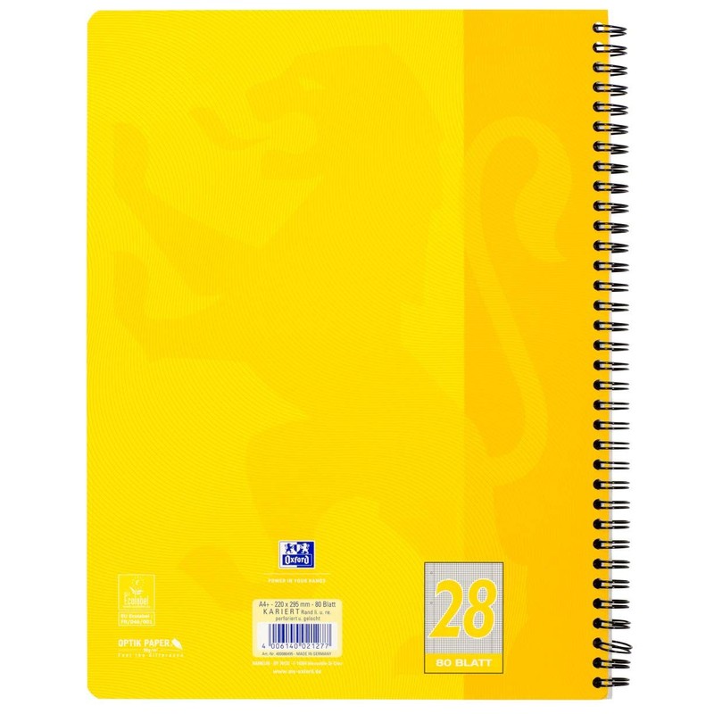 OXFORD 400086492 Collegeblock "Touch" Writing Pad, sunshine yellow 1