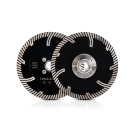 Casaverde 5" Diamond Granite Blade with Removable 5/8-11 Thread Cuts for Granite,Marble,Engineered Stone and Ceramic Tiles