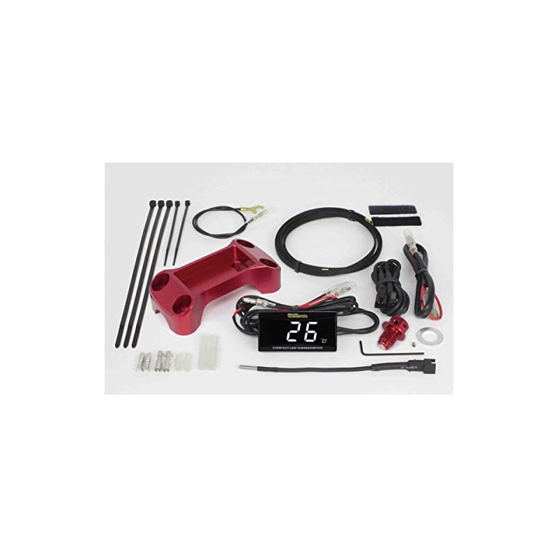 Special Parts Takegawa Compact LED Thermometer Kit Red Ducks 125
