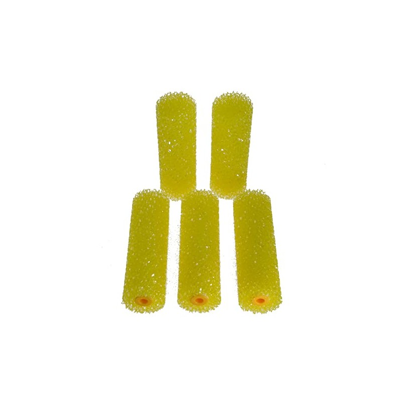 Set of 5 Structural Rollers 11 cm Coarse Foam for