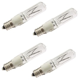 Industrial Performance Q250/CL/E12 130V, 250 Watt, T4, Candelabra Screw (E12) Base Quartz Light Bulb (4 Bulbs)