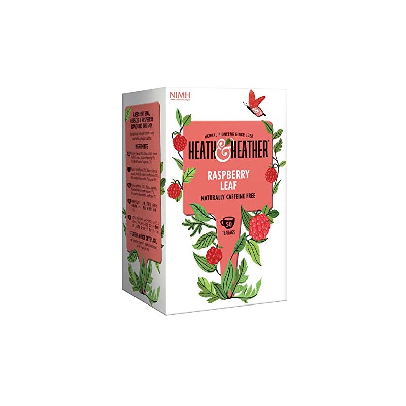 Heath & Heather Raspberry Leaf Tea 50bags (Pack of 1)