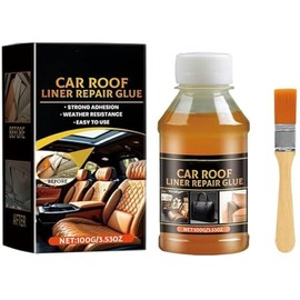 100 ML Headliner Repair Glue - Quick Repair, Strong Adhesive, Easy to Use - Multifunctional for Car Roof Fabric, Headliner & Inside Roof Cloth (1PCS)