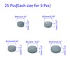 M METERXITY 25 Pack Pool Cue Tips - Billiard Cue
