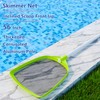 Sepetrel Pool Skimmer Net- Total Length 72 inches Rake with