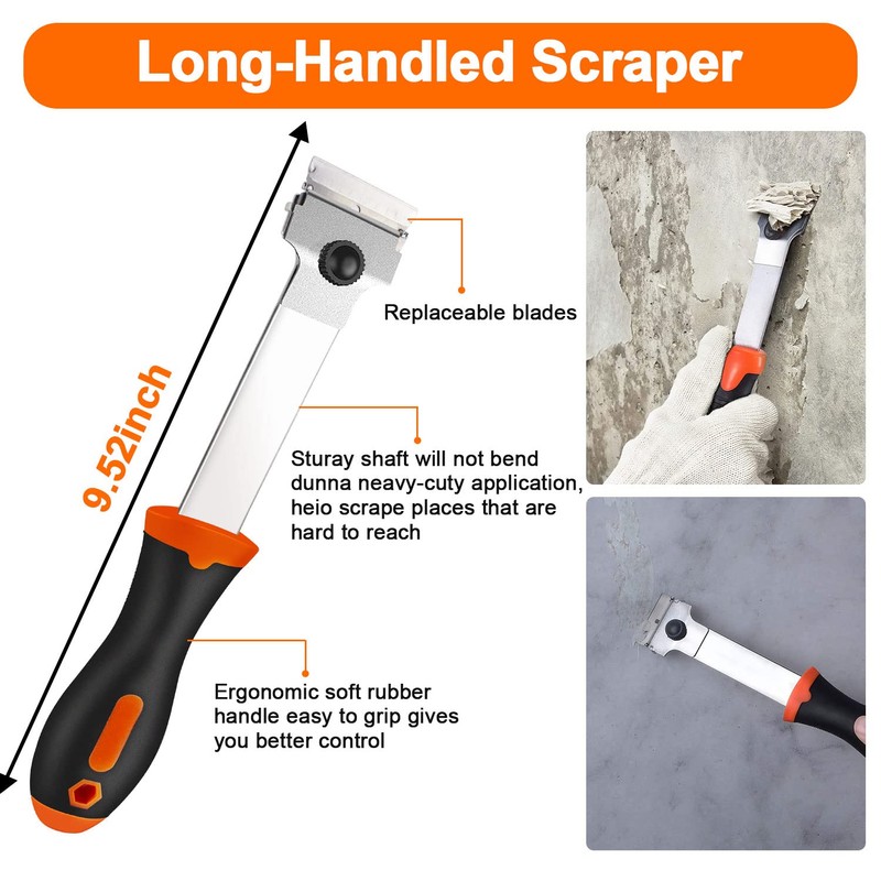 SPEALLOY Heavy-Duty & Gentle Scraper Duo Kit | 2-in-1 Metal