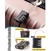 Oythiem TSA Approved Combination Luggage Locks & 4 Zipper Locks