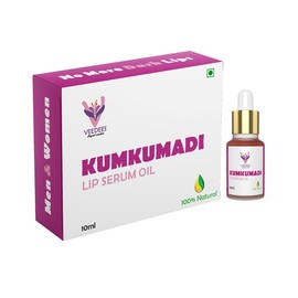 VEEDEES Kumkumadi Lip Serum Oil Lightening Brightening Softening Dark Lips | Men and Women, 10ml