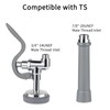 KWODE Pre-rinse Spray Valve Commercial Sink Sprayer Replacement Head for