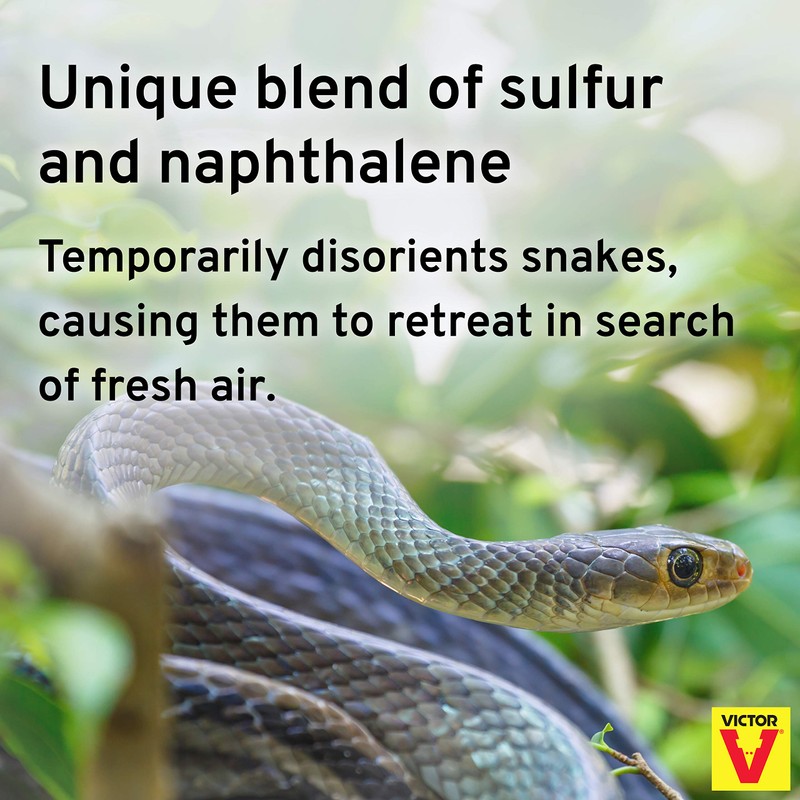 Victor VP364B Snake-A-Way Outdoor Snake Repelling Granules 4lbs, Snake Repellent