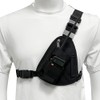 LSENG Chest Harness Shoulder Holster - Adjustable Single Radio Pouch