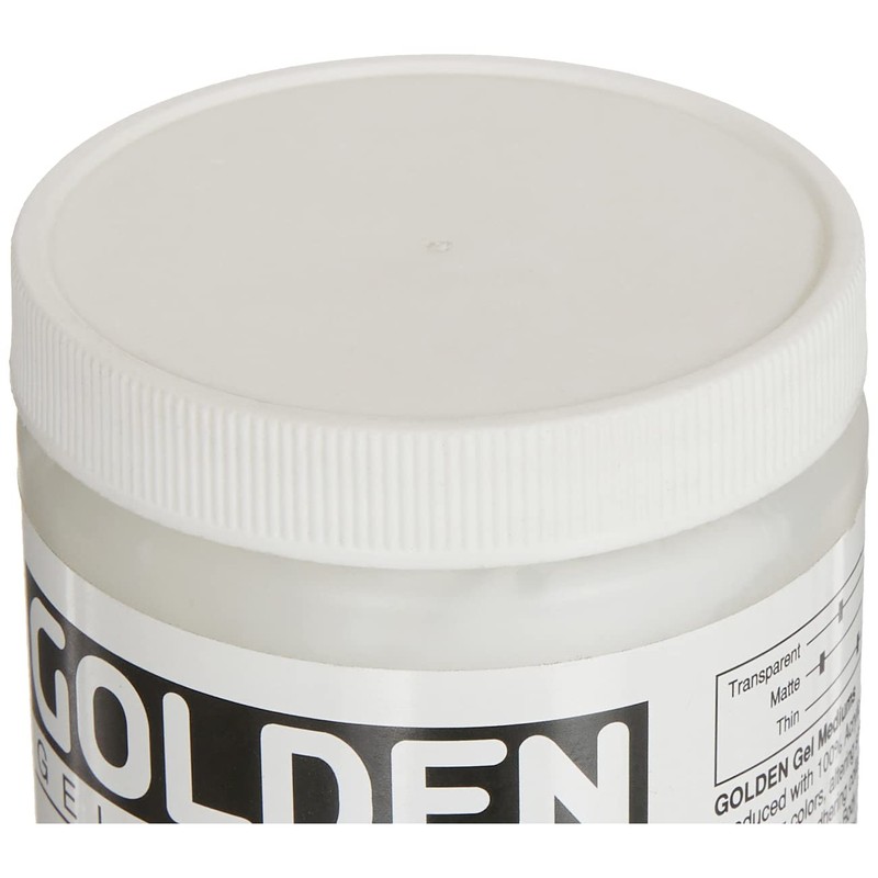 Soft Gel Matte by GOLDEN, 8 fl. oz. Jar, Professional