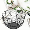 Roundsky Iron Egg Shelf Basket Fruit Basket Creative Collection Ceramic