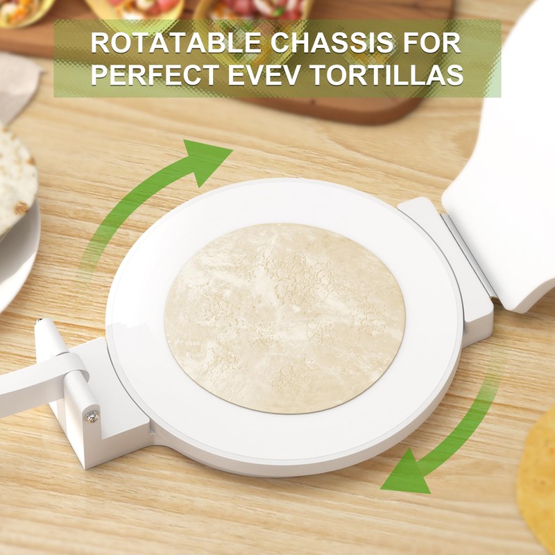 Bamboo Tortilla Press 10 inch Quesadilla Maker Wooden Corn Tortilla